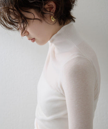 【THE PAUSE】羅紋高領套頭衫