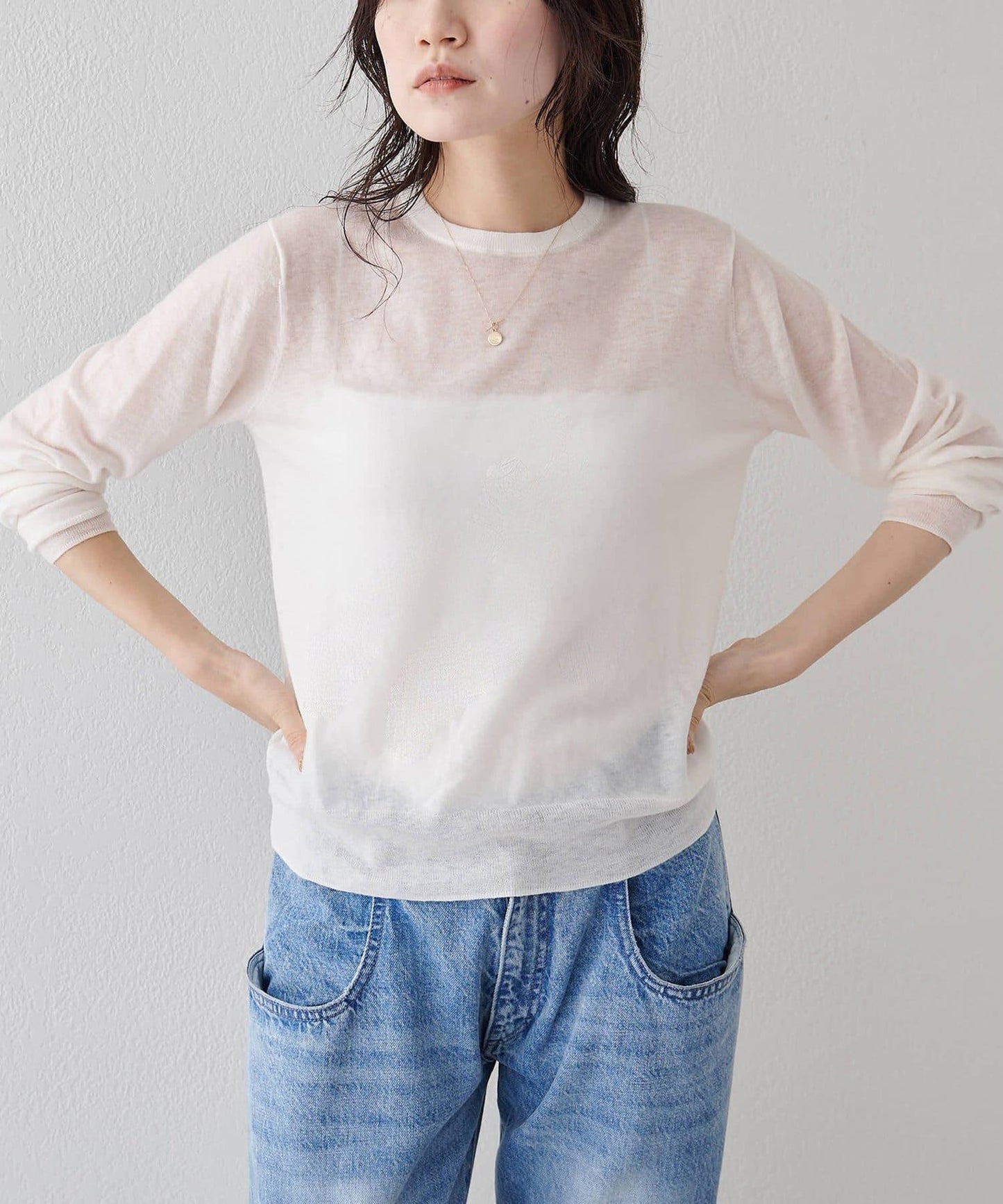 【THE PAUSE】高密度針織套頭衫