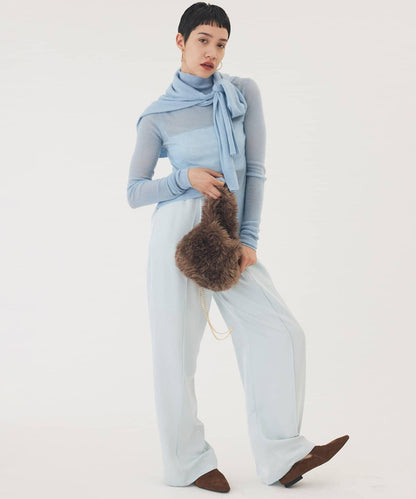 【THE PAUSE】羅紋高領套頭衫