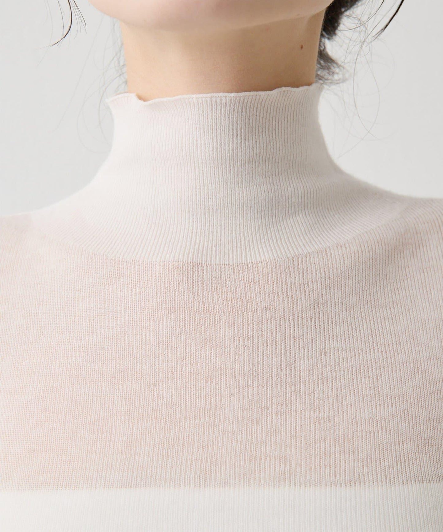 【THE PAUSE】羅紋高領套頭衫