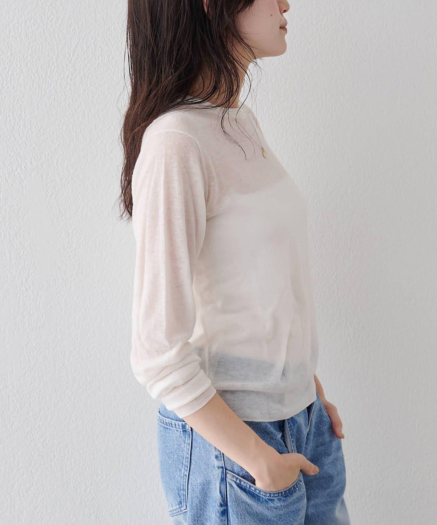 【THE PAUSE】高密度針織套頭衫