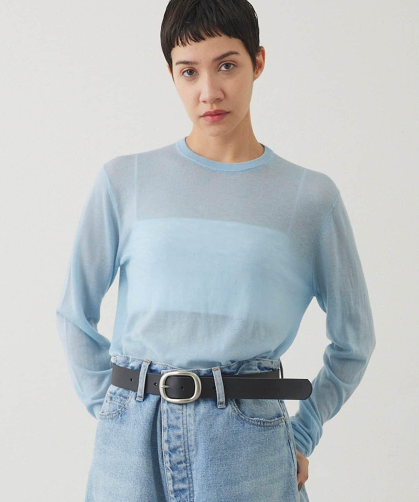 【THE PAUSE】高密度針織套頭衫