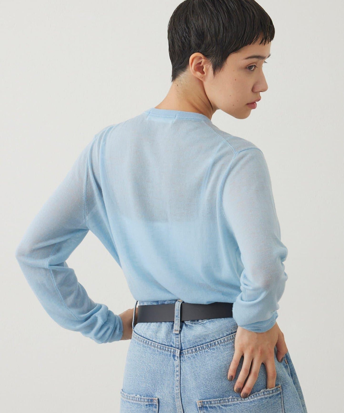 【THE PAUSE】高密度針織套頭衫