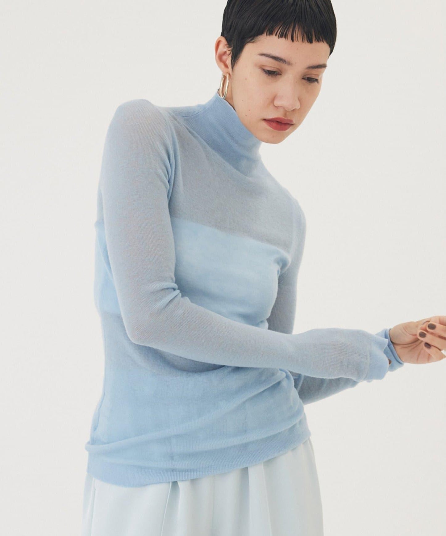 【THE PAUSE】羅紋高領套頭衫