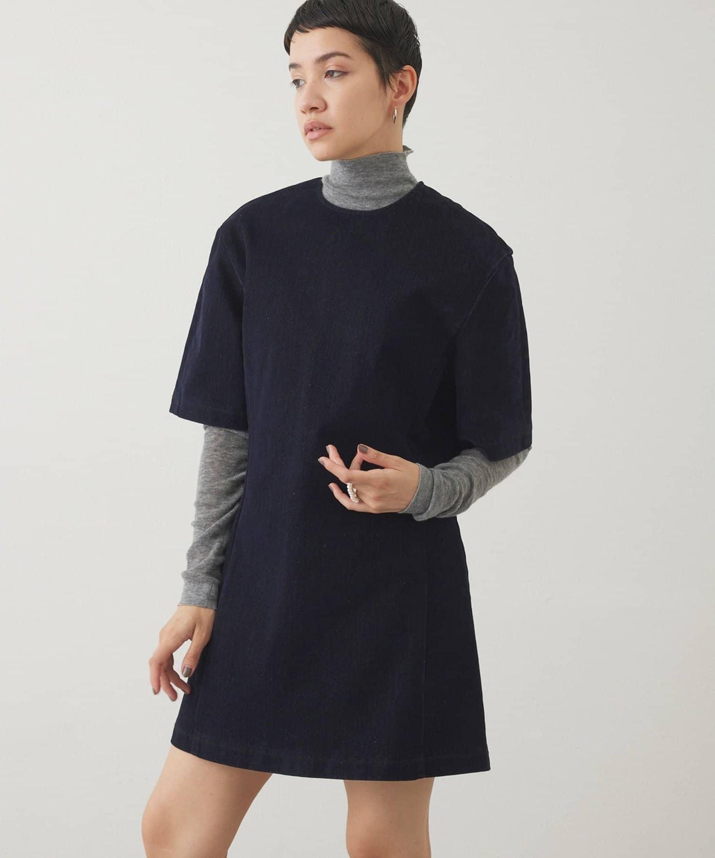 【THE PAUSE】羅紋高領套頭衫