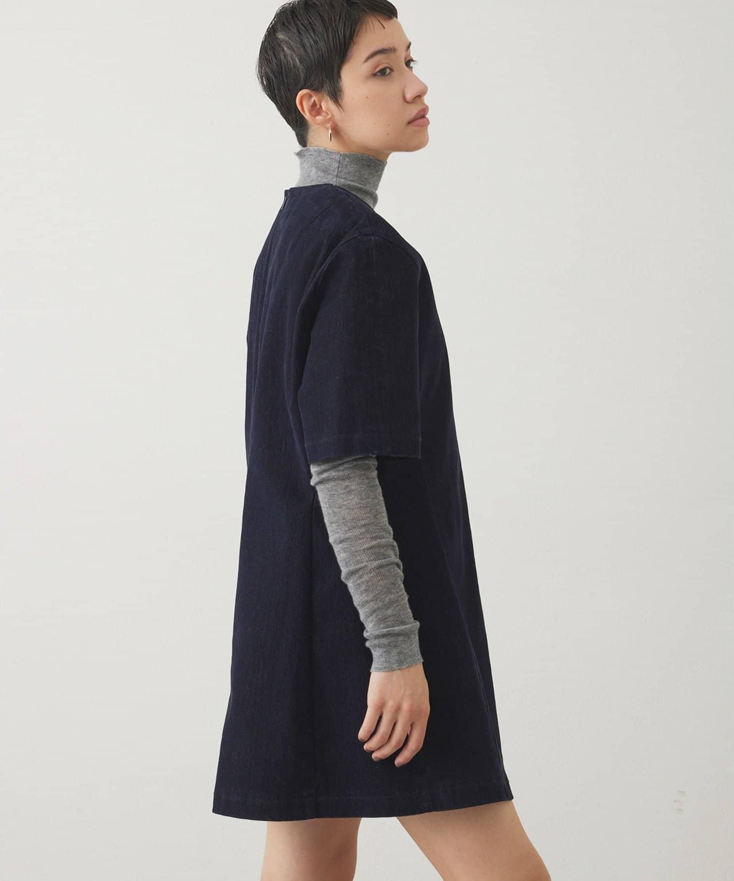 【THE PAUSE】羅紋高領套頭衫