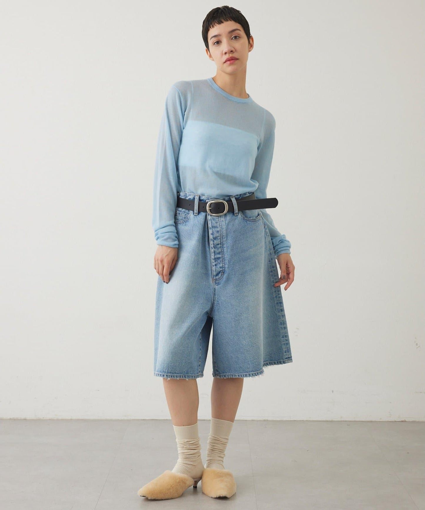 【THE PAUSE】高密度針織套頭衫