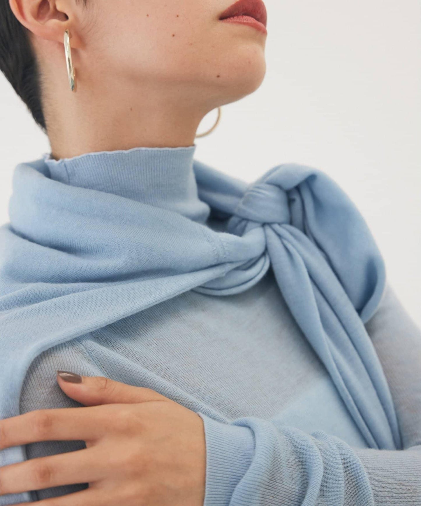 【THE PAUSE】羅紋高領套頭衫