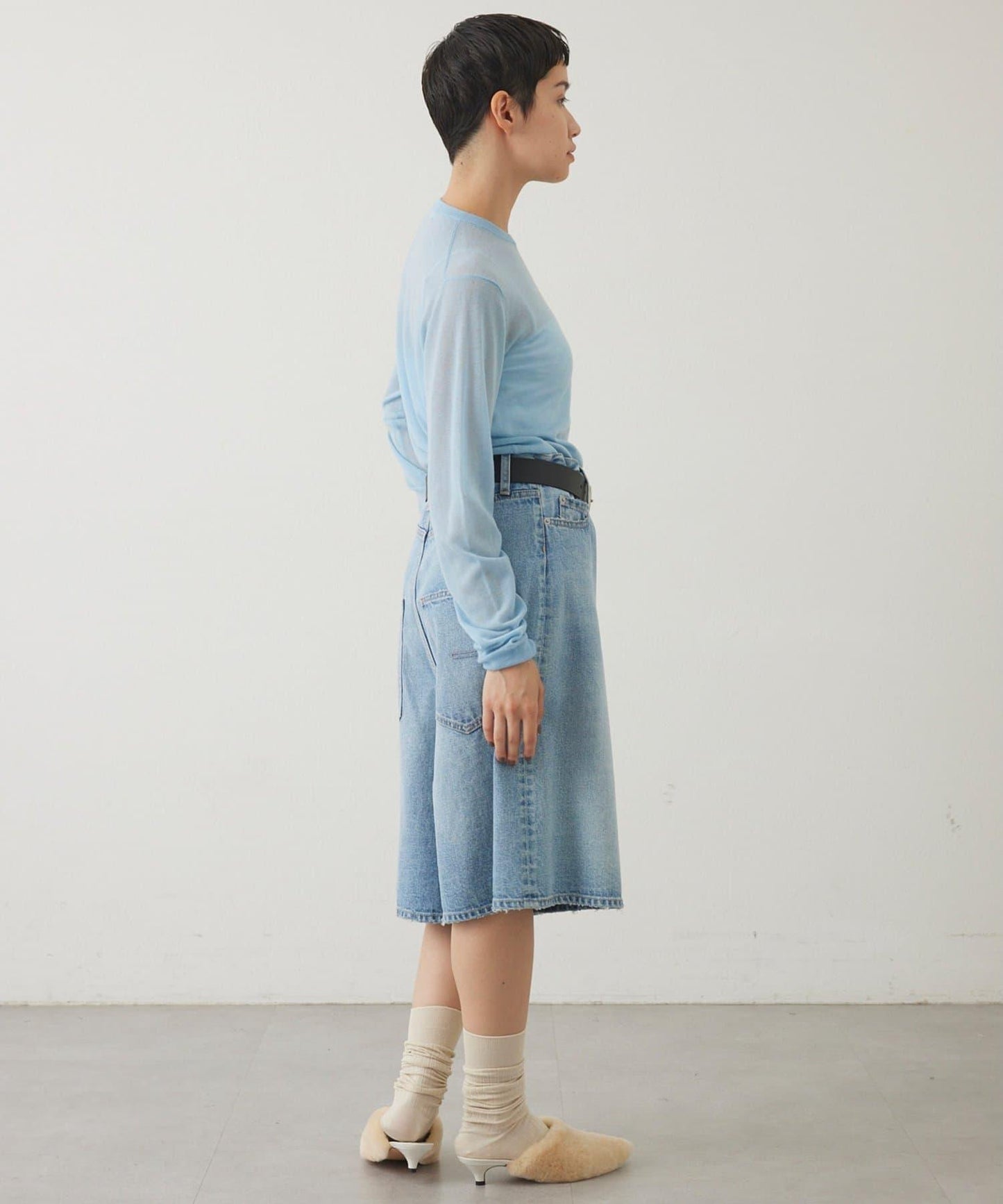 【THE PAUSE】高密度針織套頭衫