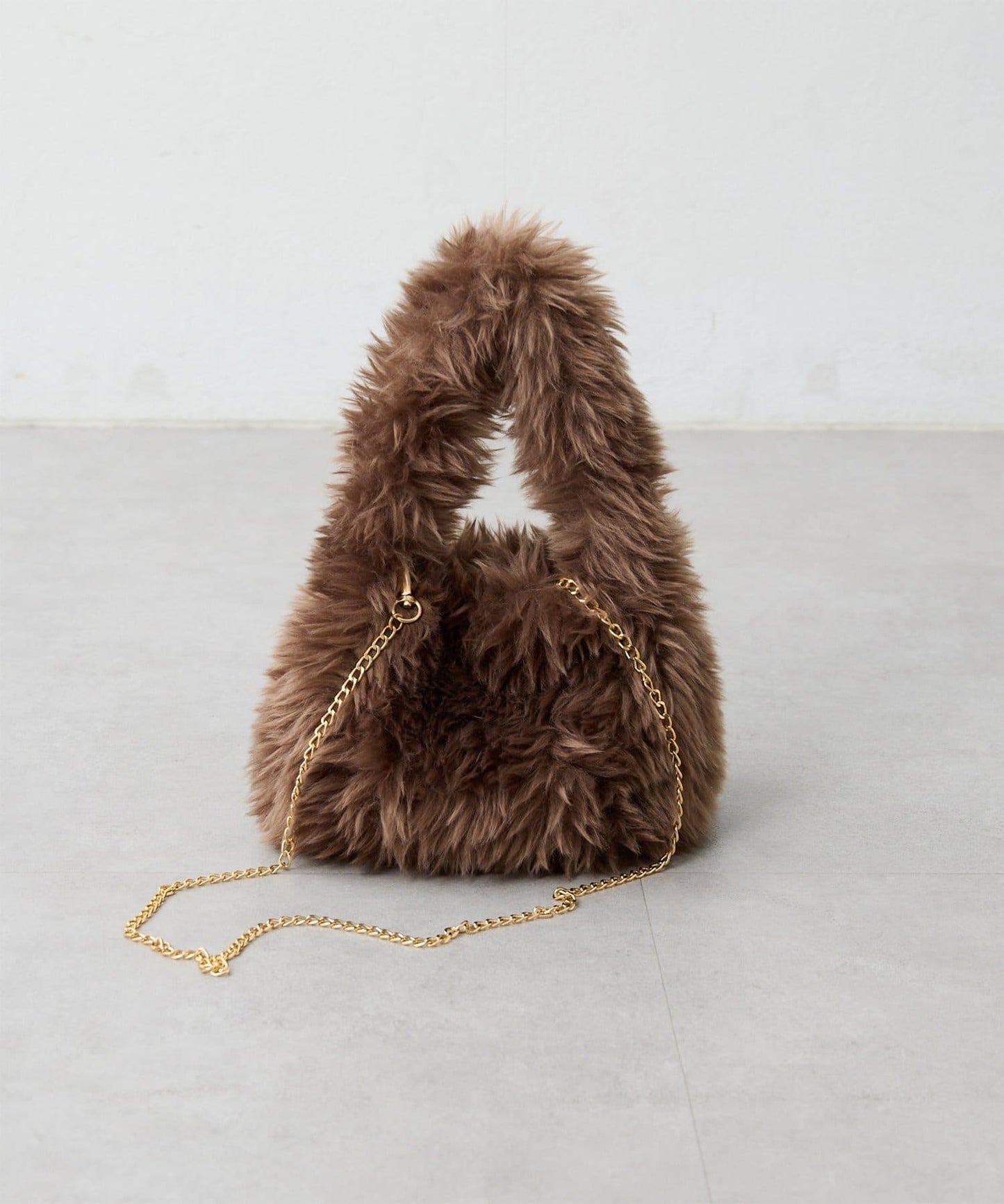 【THE PAUSE】仿皮草迷你手提包