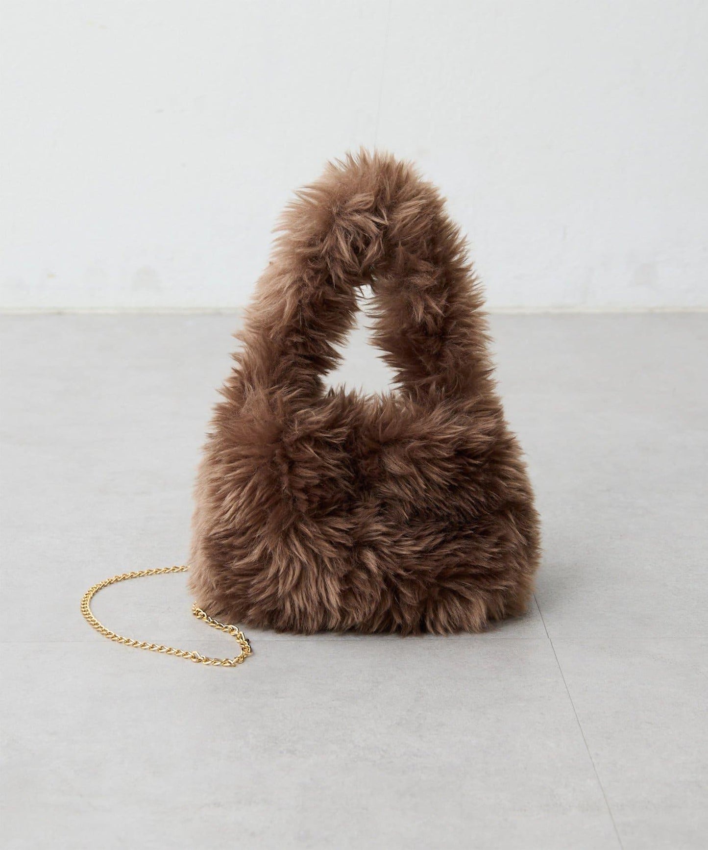 【THE PAUSE】仿皮草迷你手提包