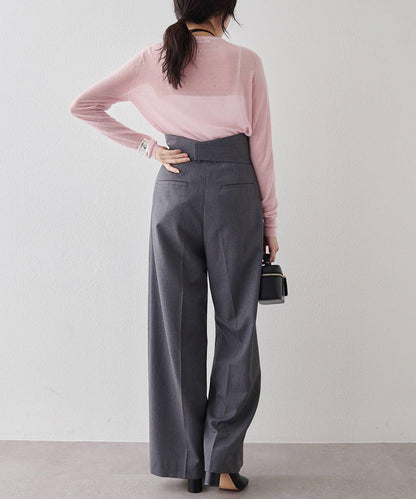 【THE PAUSE】高密度針織套頭衫