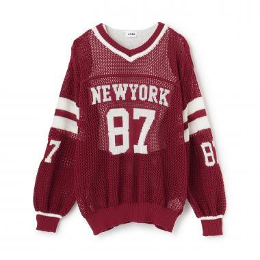 【LTXC】網眼數字針織套裝