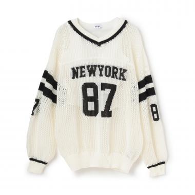 【LTXC】網眼數字針織套裝