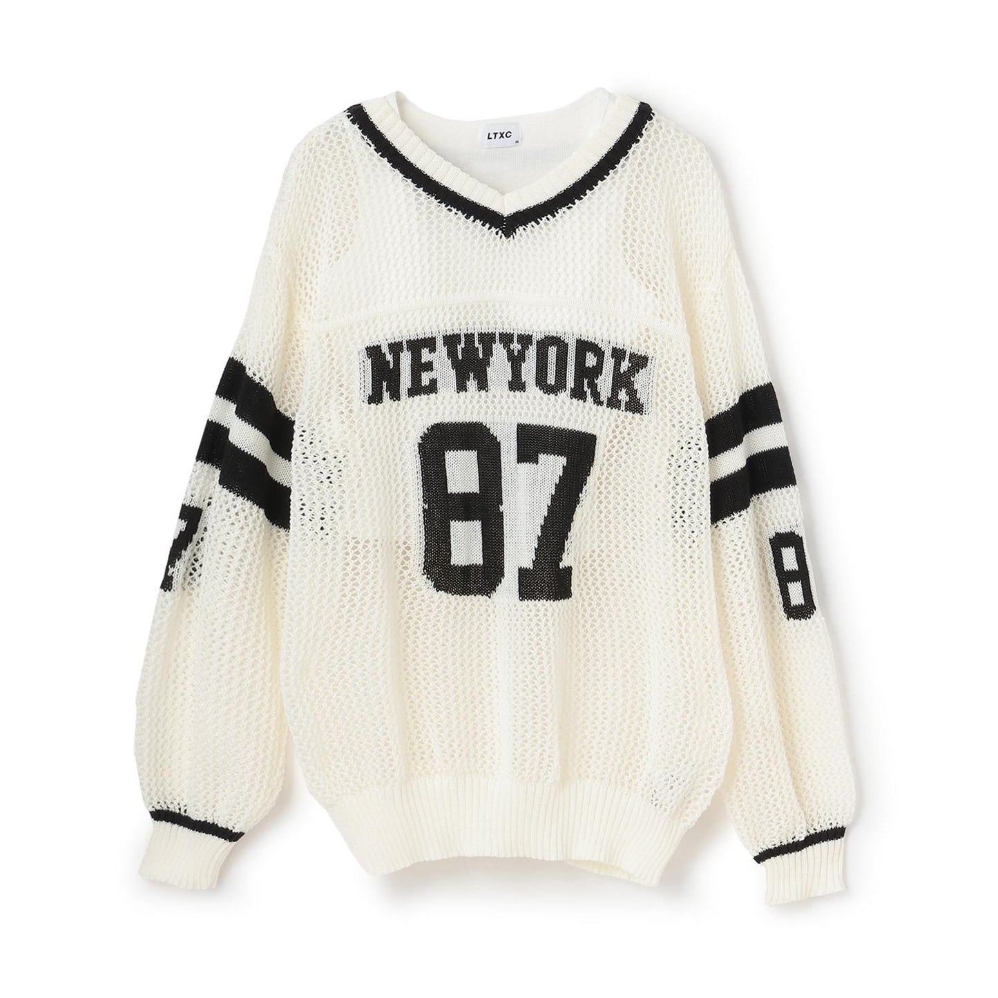 【LTXC】網眼數字針織套裝