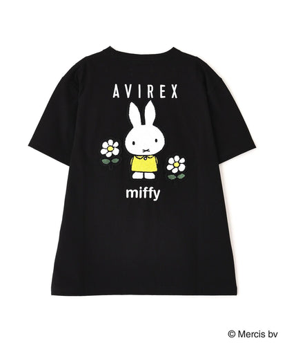 AVIREX×《米菲》刺繡T恤/AVIREX×《米菲》刺繡T恤
