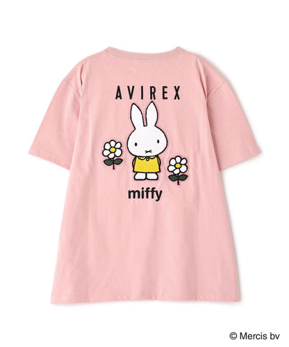 AVIREX×《米菲》刺繡T恤/AVIREX×《米菲》刺繡T恤
