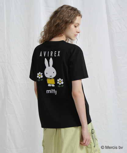 AVIREX×《米菲》刺繡T恤/AVIREX×《米菲》刺繡T恤