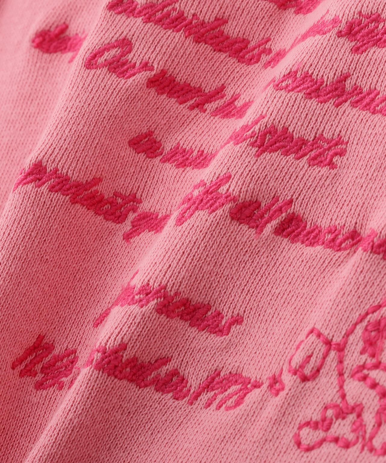 《WOMAN/直営店限定》塗鴉刺繡連帽衛衣/塗鴉刺繡衛衣