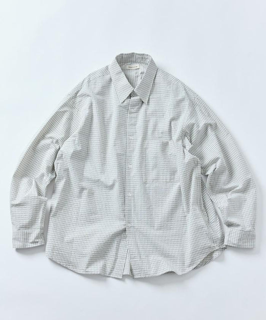 寬鬆版型 經典款式 常規領襯衫 / 格子圖案 / 條紋圖案
