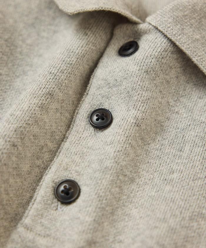 寬鬆版型 休閒風 針織衫質感 POLO領毛衣