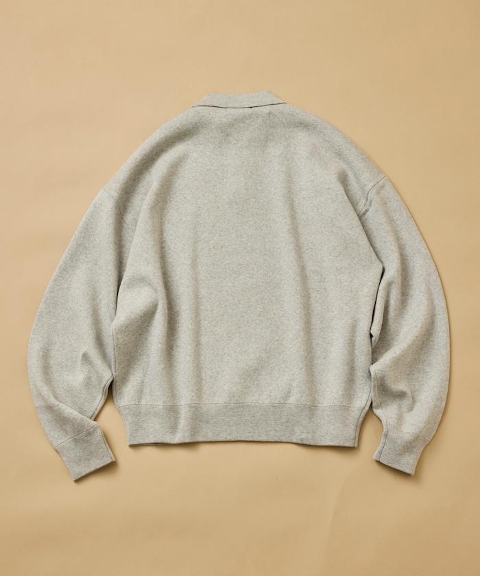 寬鬆版型 休閒風 針織衫質感 POLO領毛衣