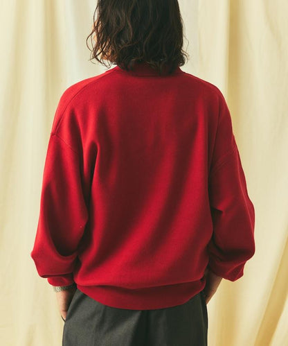 寬鬆版型 休閒風 針織衫質感 POLO領毛衣