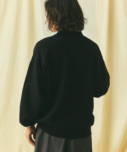 寬鬆版型 休閒風 針織衫質感 POLO領毛衣