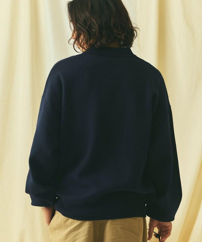 寬鬆版型 休閒風 針織衫質感 POLO領毛衣