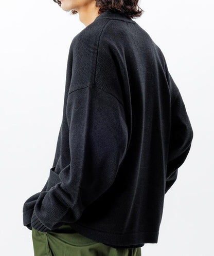 寬鬆版型 易打理 可水洗 V領開衫