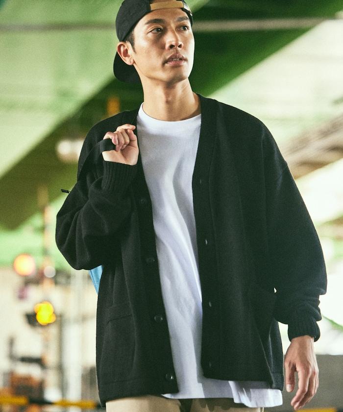 寬鬆版型 易打理 可水洗 V領開衫