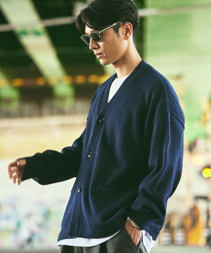 寬鬆版型 易打理 可水洗 V領開衫