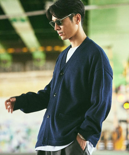 寬鬆版型 易打理 可水洗 V領開衫