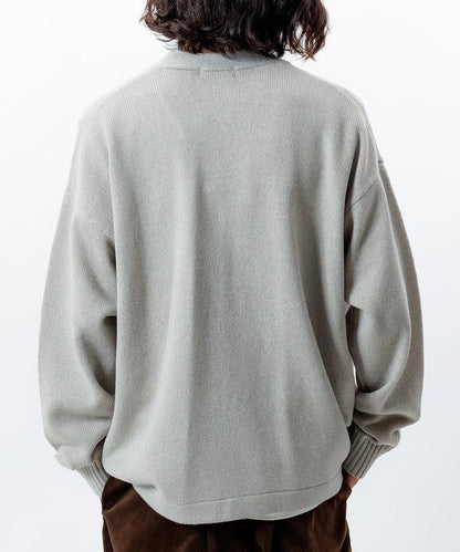 寬鬆版型 易打理 可水洗 V領開衫