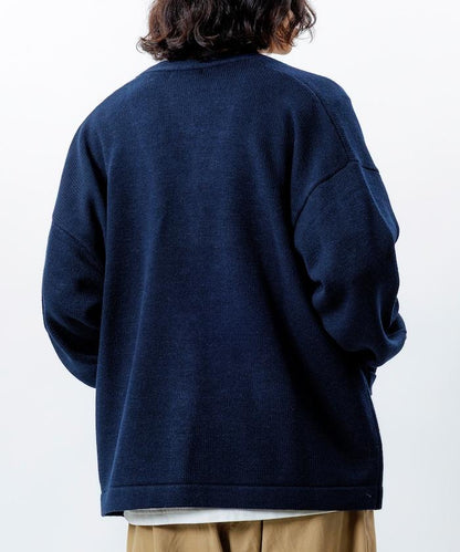 寬鬆版型 易打理 可水洗 V領開衫