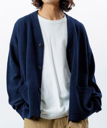 寬鬆版型 易打理 可水洗 V領開衫