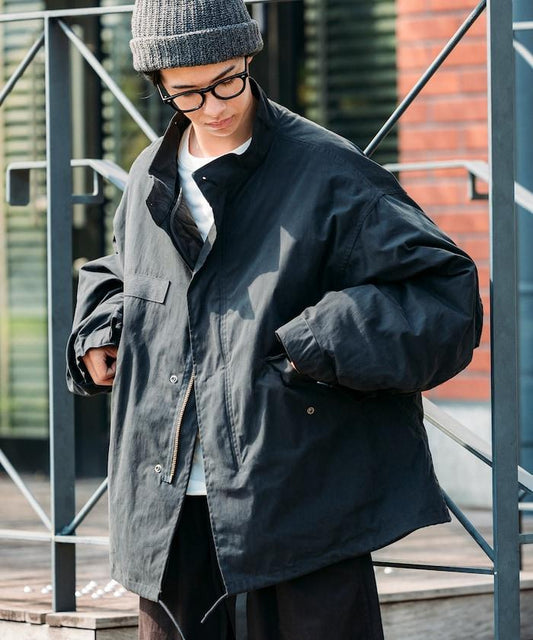 寬鬆版型內膽套裝短款工裝外套/夾克&菱格絎縫內膽套裝/兩件套/三種穿法【限量】