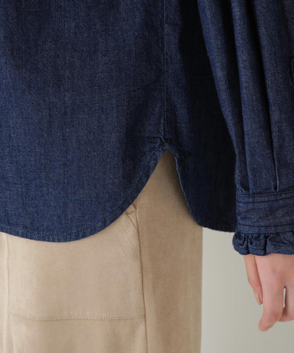 【Healthy Denim聯名】牛仔蝴蝶結領襯衫