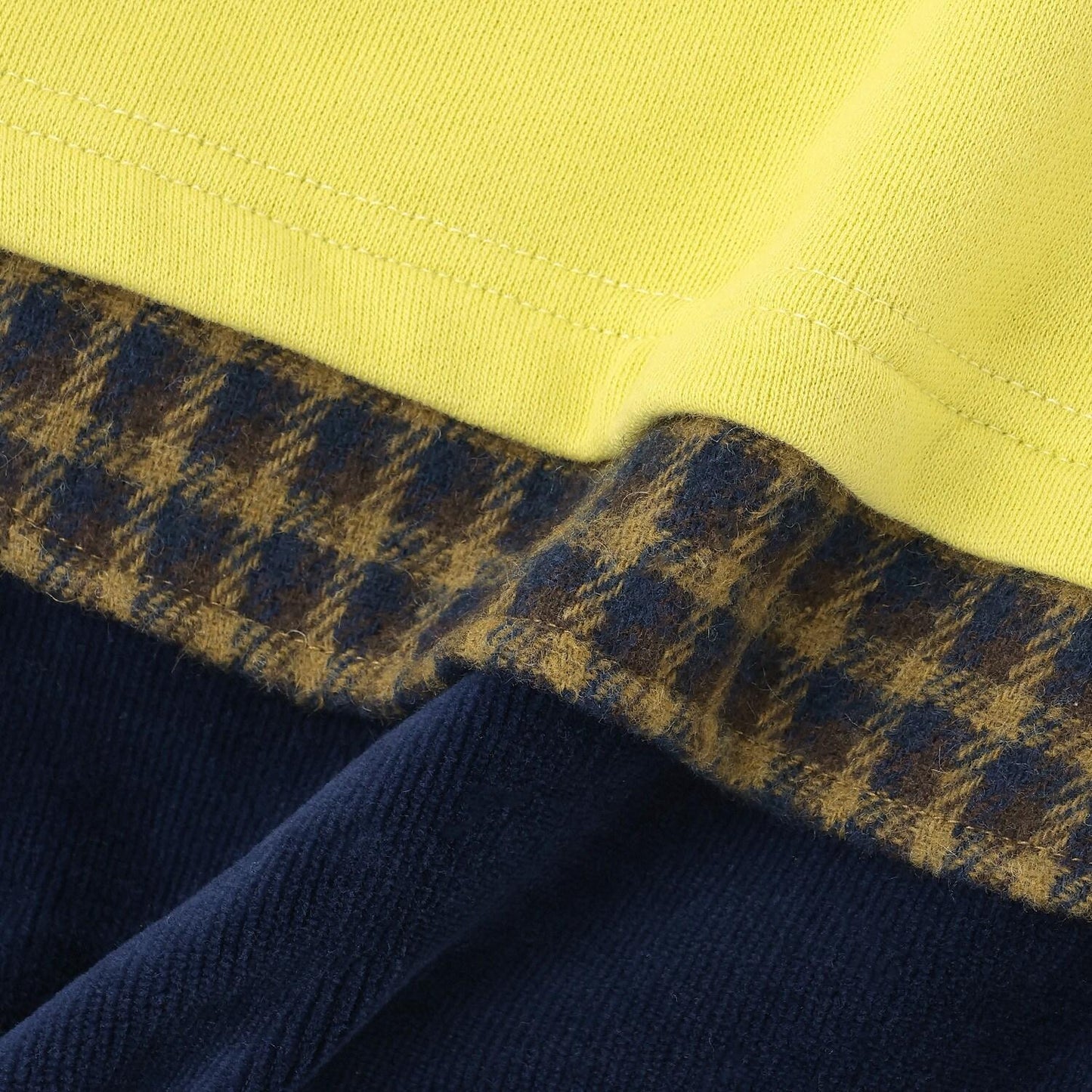 汽車刺繡衛衣布拼接燈芯絨連體衣