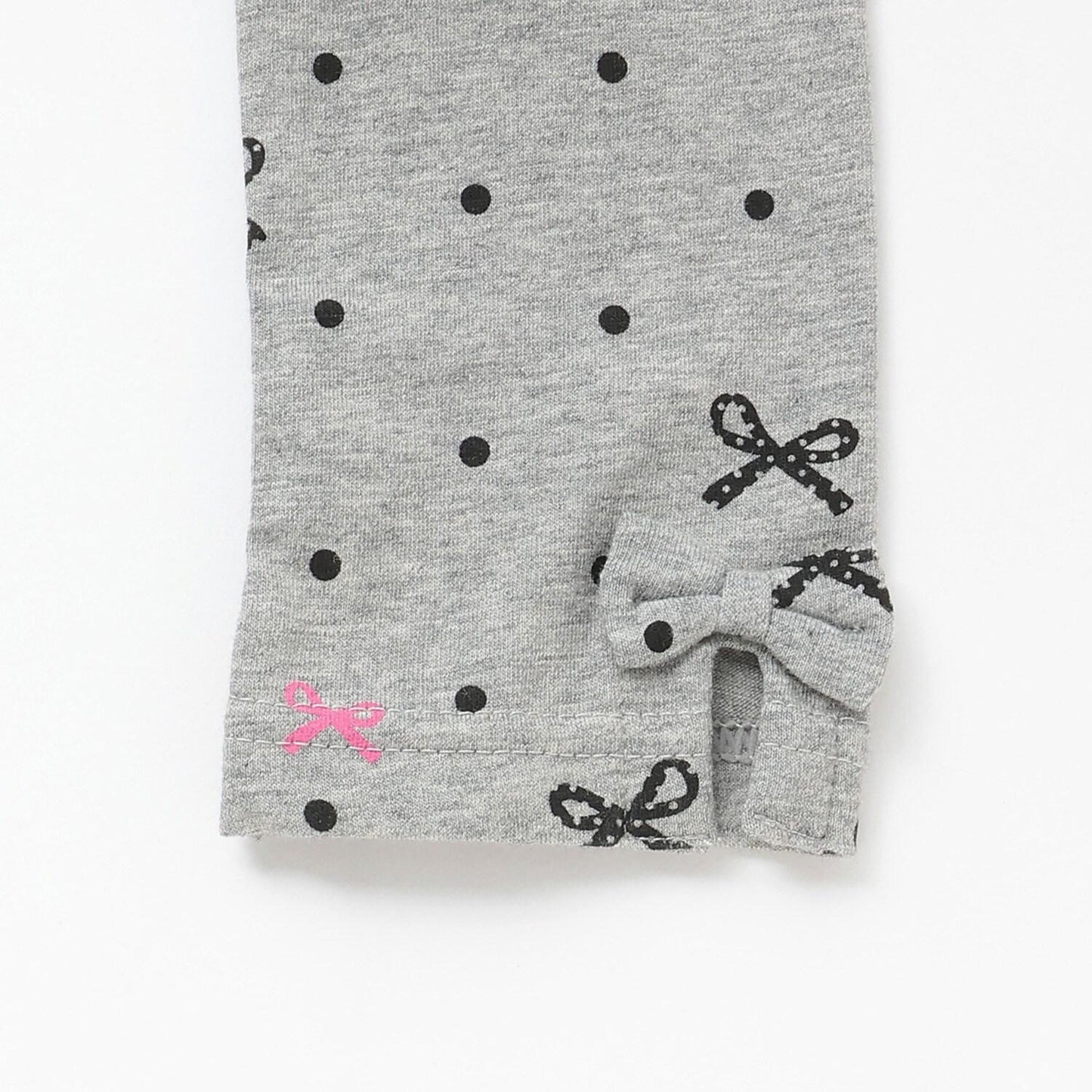 可選3款圖案 棉彈力針織打底褲【10分長度】