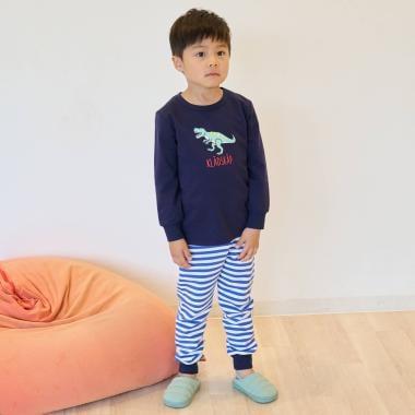 恐龍/消防車長袖家居服