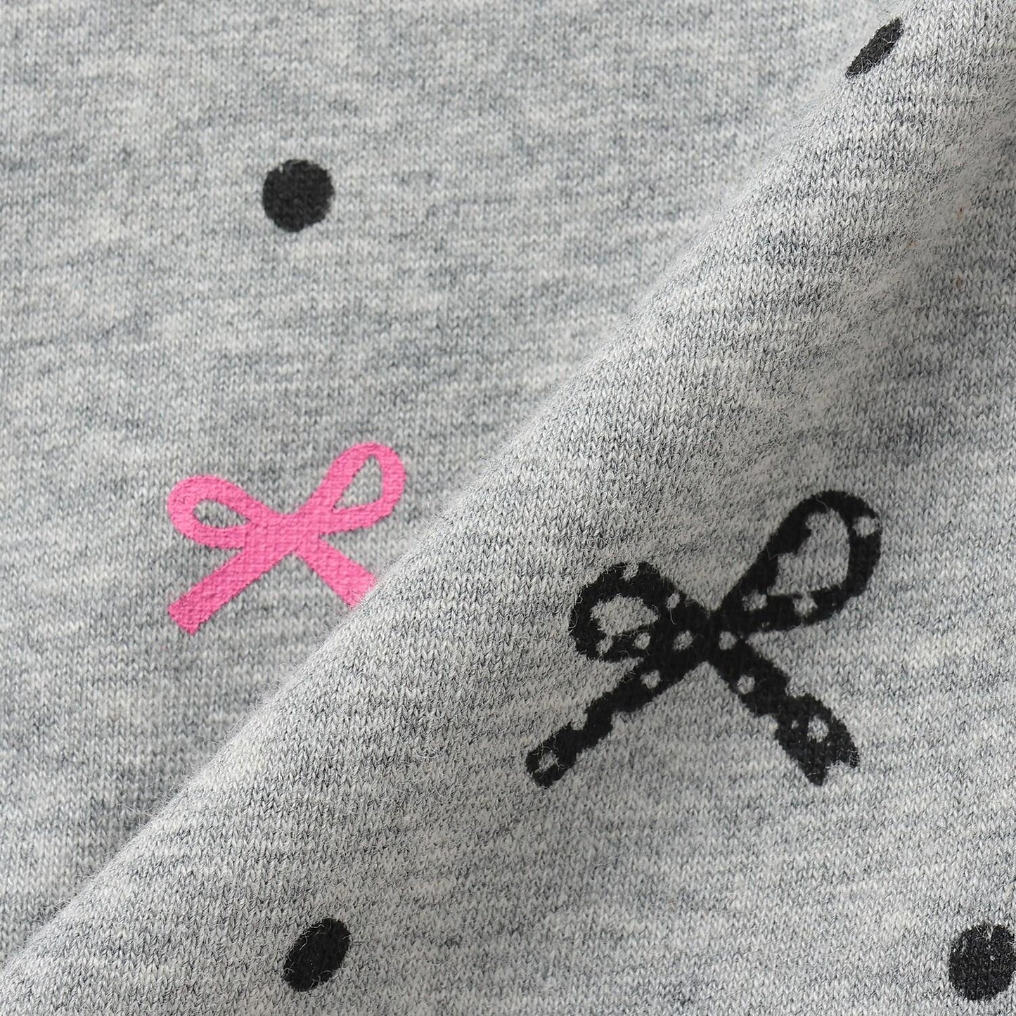 可選3款圖案 棉彈力針織打底褲【10分長度】