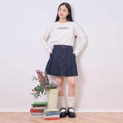 亮片牛仔半身裙