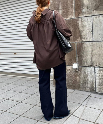 泡泡袖襯衫