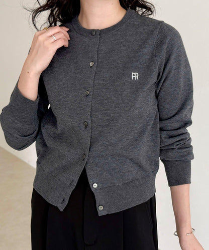 FR刺繡基礎款開衫