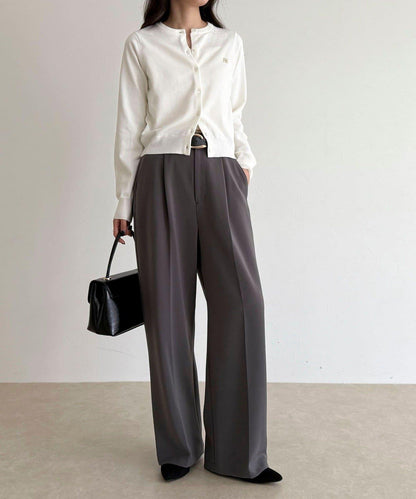 FR刺繡基礎款開衫