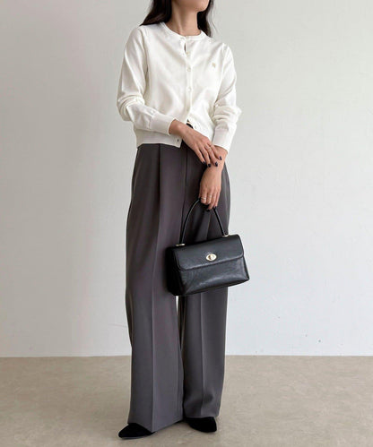 FR刺繡基礎款開衫