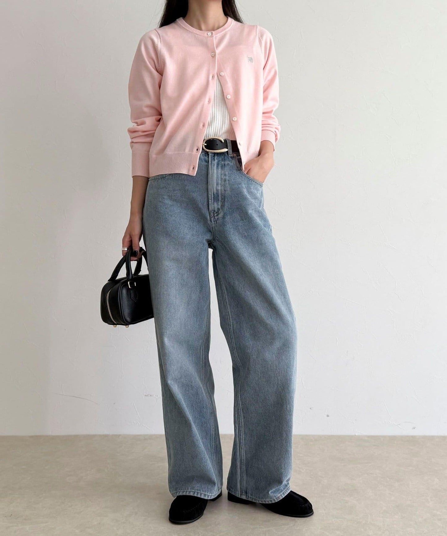 FR刺繡基礎款開衫