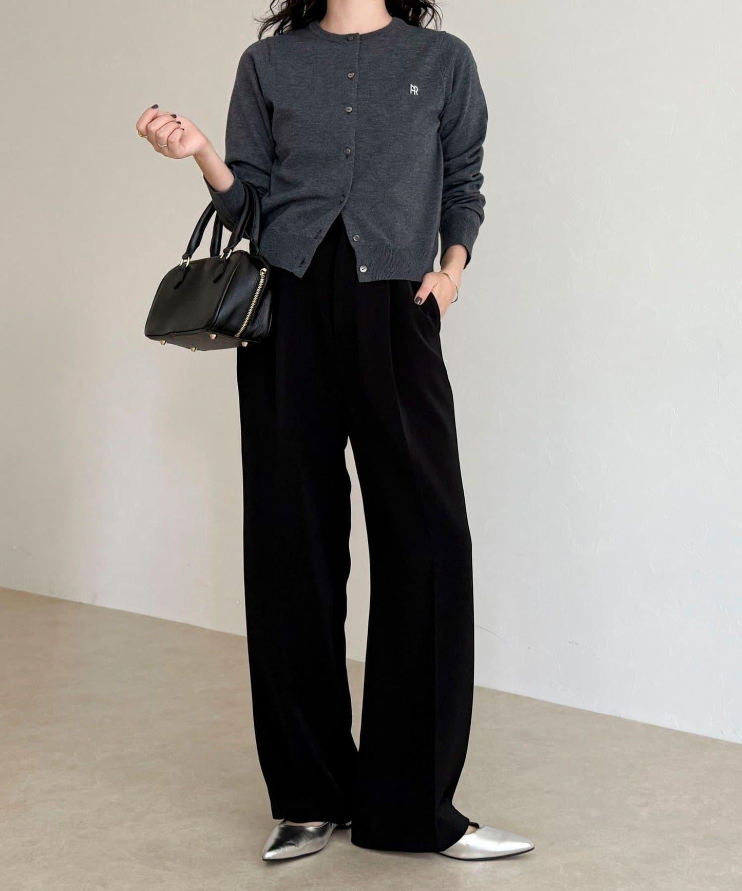 【人氣商品新款】保暖垂感打褶休閒褲