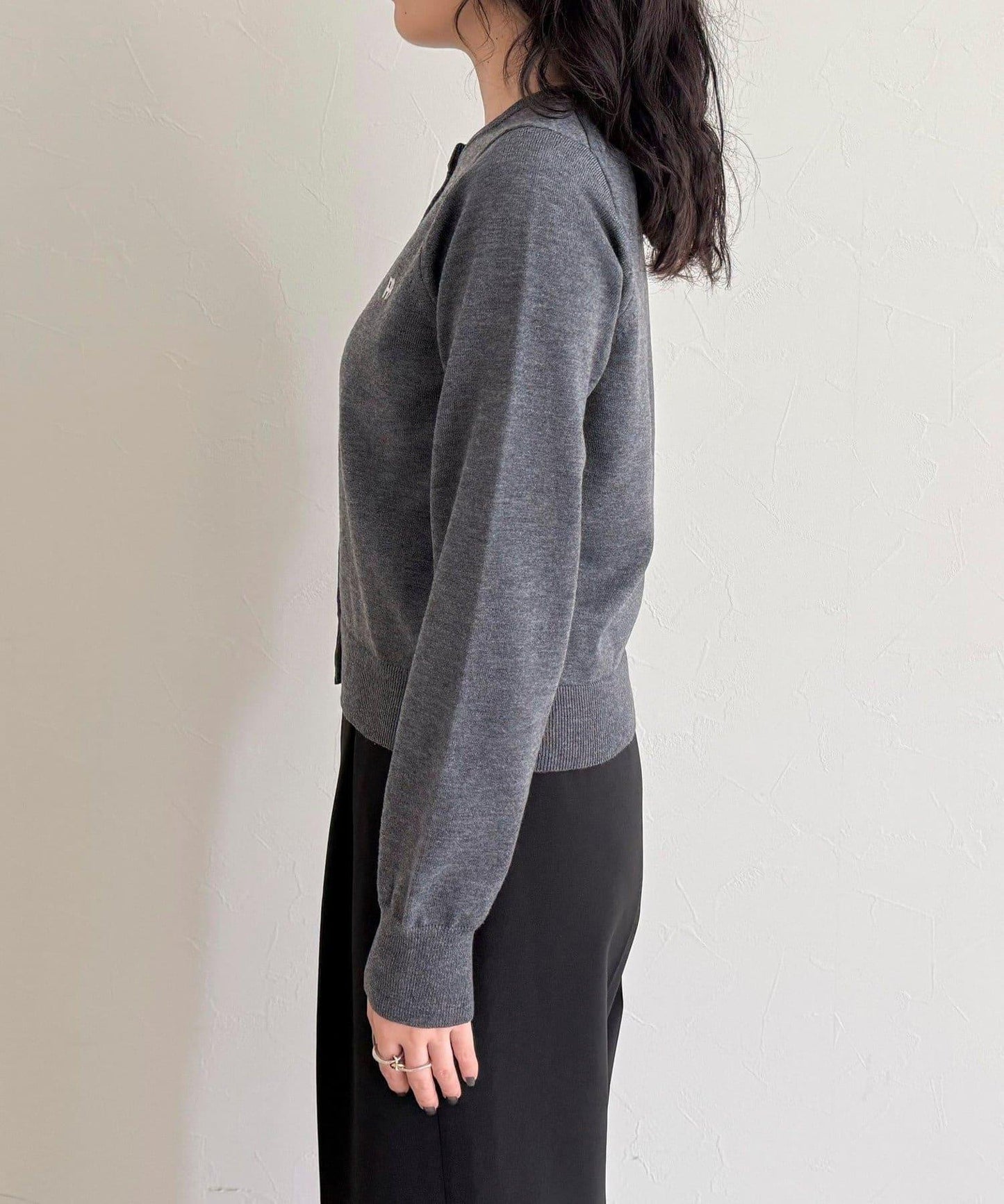 FR刺繡基礎款開衫